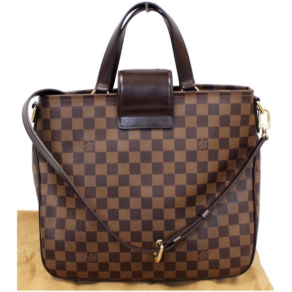 LOUIS VUITTON CABAS ROSEBERY DAMIER EBENE SHOULDER - Picture 2 of 11
